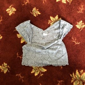 Free People Lace Crop Top